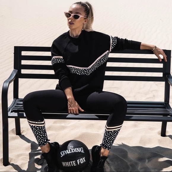 Sarah’s Day x White Fox Active All I Do Is Brunch Blackout Sweater - Picture 2 of 8